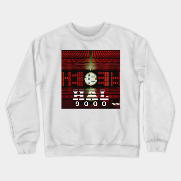 2001 A Space Odyssey Hal Computer Logo Crewneck Sweatshirt by Angel arts